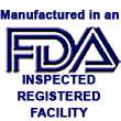 Manufactered in FDA inspected, registered facility